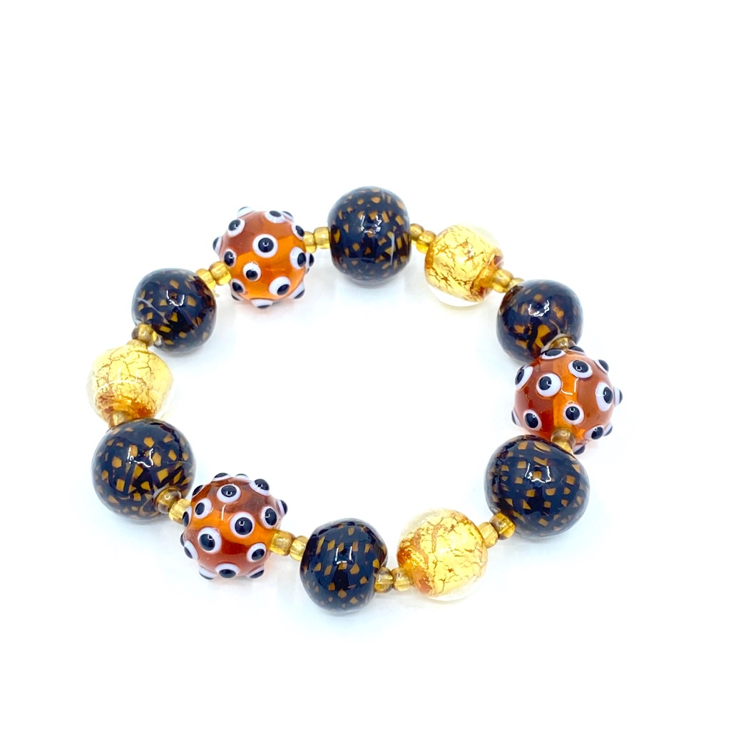 Hand Blown Venetian Glass Bracelet